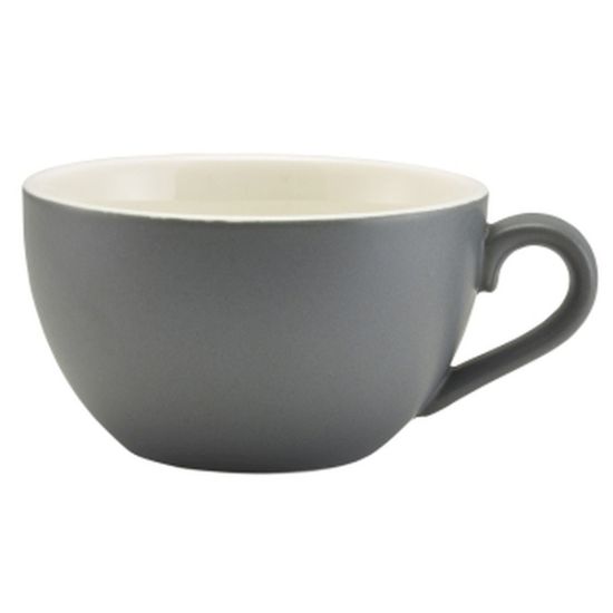 Picture of GENWARE PORCELAIN MATT GREY BOWL SHAPED CUP 34CL 12oz (6)