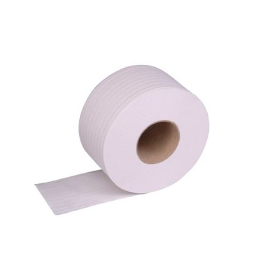 Picture of JANGRO PRO RECYCLED MINI JUMBO 2PLY 90MM 150M 3" CORE WHITE (12)