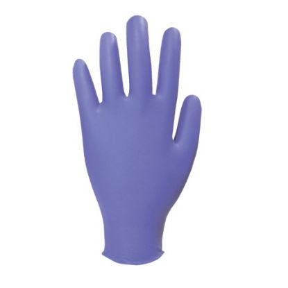 Picture of JANGRO PROFESSIONAL NITRILE DISPOSABLE GLOVE POWDER FREE BLUE LARGE x 100