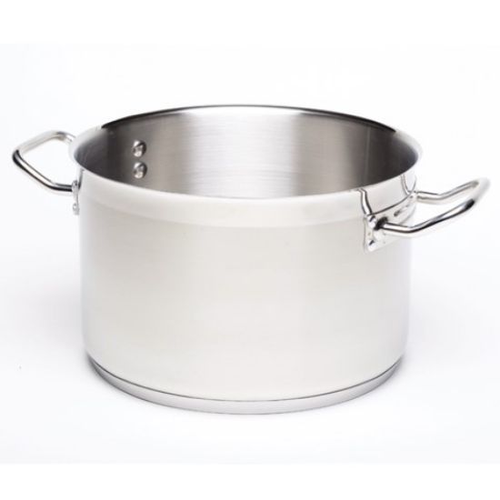 Picture of GW STAINLESS STEEL CASSEROLE 12.9ltr D32cm H16cm NO LID