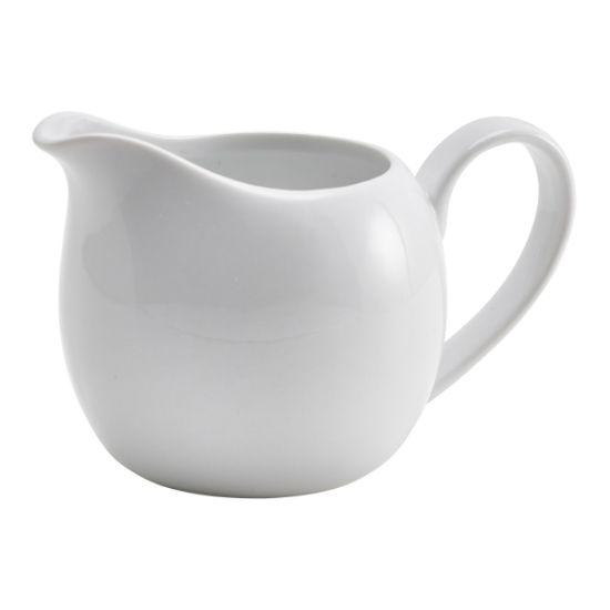 Picture of GENWARE PORCELAIN WHITE MILK JUG 14CL 5oz (6)