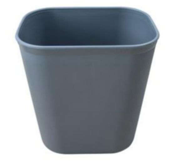 Picture of RECTANGULAR PLASTIC WASTE BIN 12LTR GREY