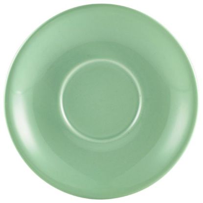 Picture of GENWARE PORCELAIN GREEN SAUCER 12CM/4.75" (6)