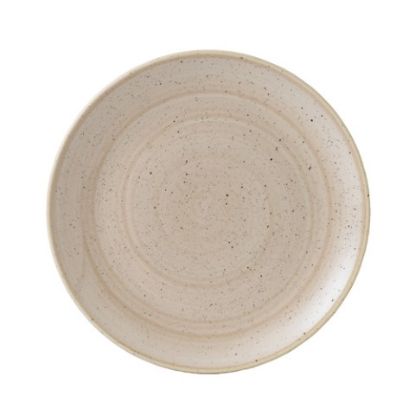 Picture of CHURCHILL STONECAST NUTMEG CREAM COUPE PLATE 10.25" (CASE OF 12)