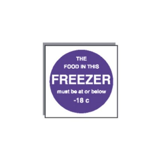 Picture of FREEZER FOOD TEMP 100X100MM  