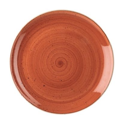 Picture of CHURCHILL STONECAST EVOLVE COUPE PLATE 12" SPICED ORANGE (CASE OF 6)