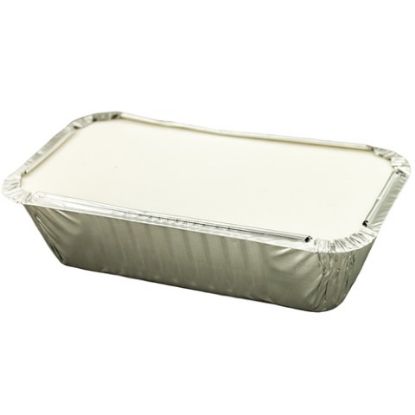 Picture of CATERPACK MEDIUM FOIL FOOD TRAY & LID 10X20CM x 28