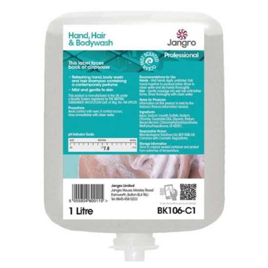 Picture of JANGRO HAND HAIR & BODYWASH CARTRIDGE 1LTR (SINGLE)