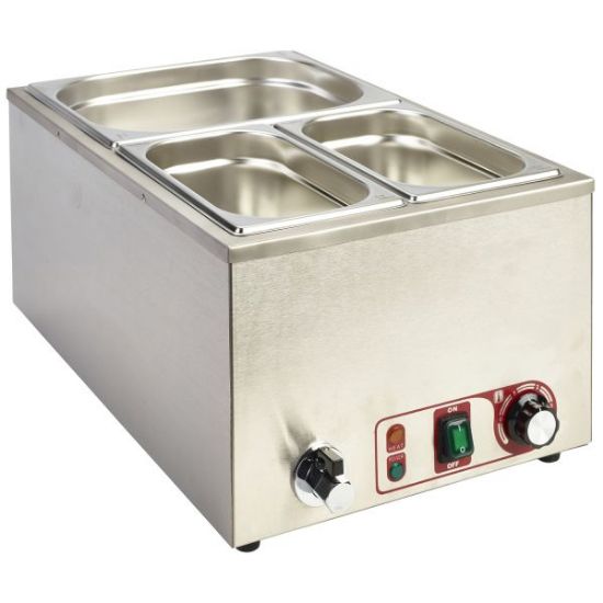 Picture of HENDI BAIN MARIE 1/1 WITH TAP 1.2KW EXCLUDING GASTRONORM PANS ONE YEAR WARRANTY