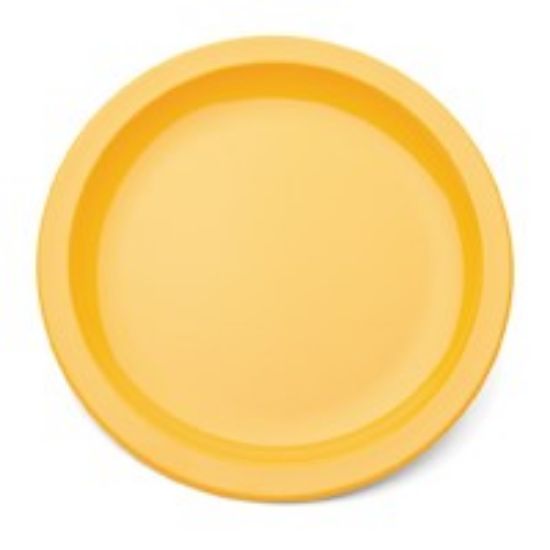 Picture of POLYCARB NARROW RIM PLATE 9" YELLOW (12)