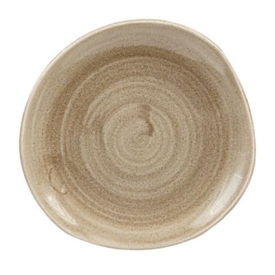 Picture of CHURCHILL  STONECAST ROUND PLATE 8.25" PATINA ANTIQUE TAUPE (CASE OF 12)