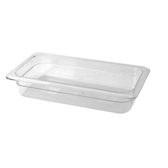 Picture of GASTRONORM CLEAR FOOD PAN 1/3 65MM 2.5LTR CLEAR