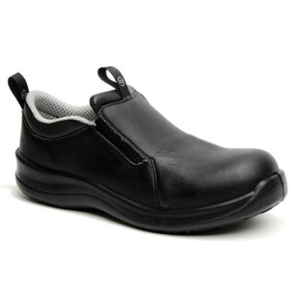 Picture of SAFETYLITE UNISEX SLIP ON SHOE BLACK SIZE 5