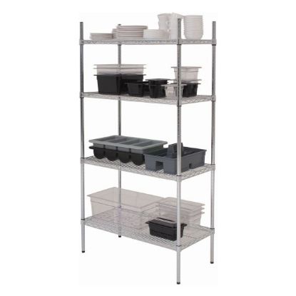 Picture of GENWARE 4 TIER RACKING 60" X 18" X 72 SELF ASSEMBLY