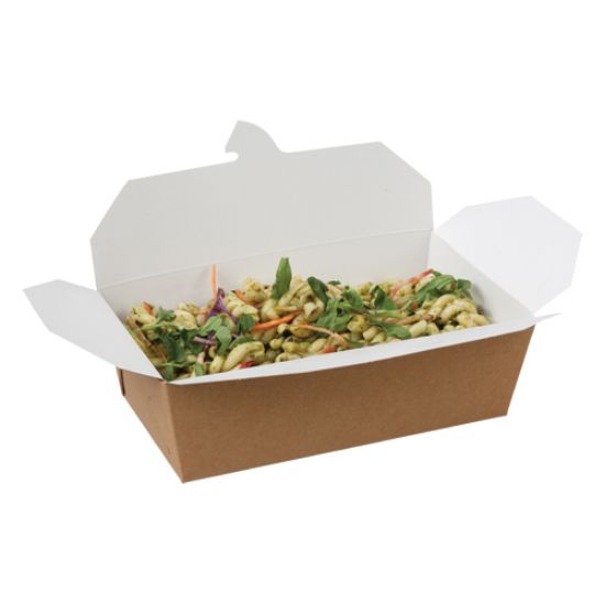 Picture of COMPOSTABLE KRAFT MULTI FOOD BOX 985ML (250)