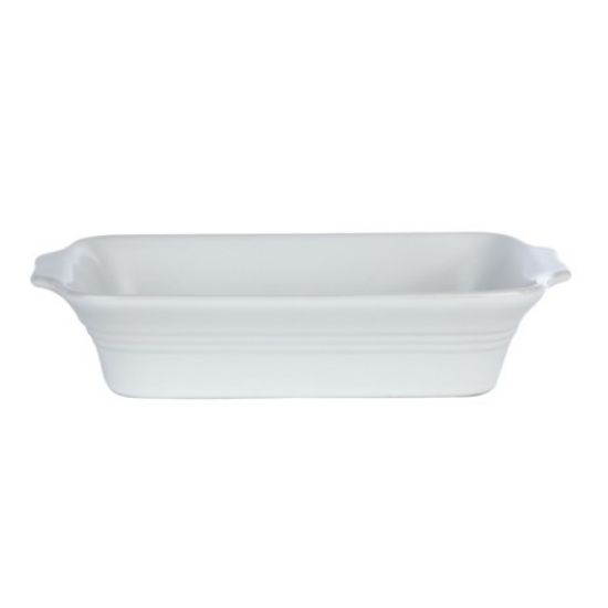 Picture of WHITE RECTANGULAR BAKING DISH 25cm (CASE OF 4)