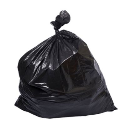 Picture of JANGRO COMPACTOR SACK EXTRA HEAVY DUTY 300G 20X34X46" BLACK 140L/20KG (100)