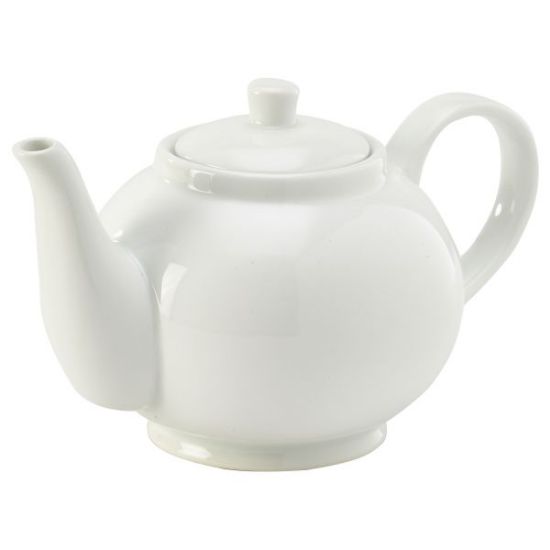 Picture of GENWARE PORCELAIN WHITE TEAPOT 85CL 30oz (6)