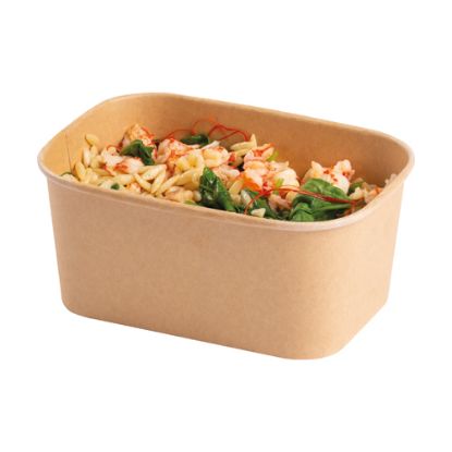 Picture of STAGIONE 1000ML KRAFT PP LINED TRAY (300)