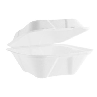 Picture of VEGWARE BAGASSE CLAMSHELL 178x178mm (PACK OF 50)