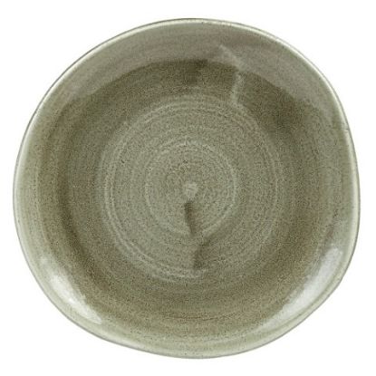 Picture of CHURCHILL STONECAST ROUND PLATE 7.25" PATINA BRUNISHED GREEN (CASE OF 12)