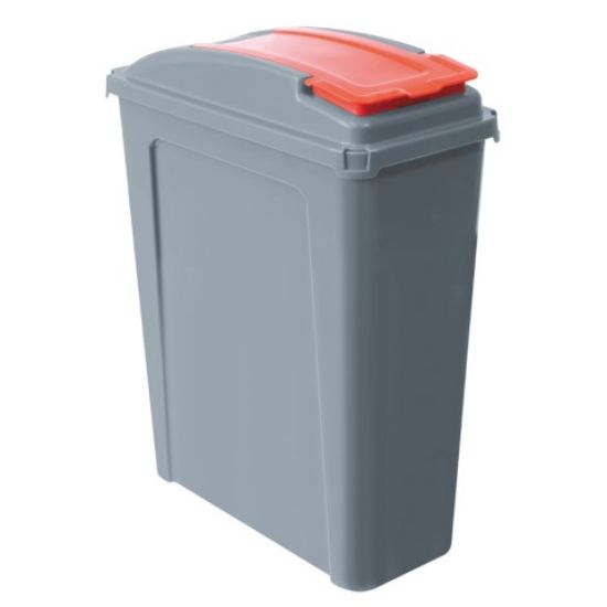 Picture of 25LTR ECO WASTE RECYCLING BIN RED *P