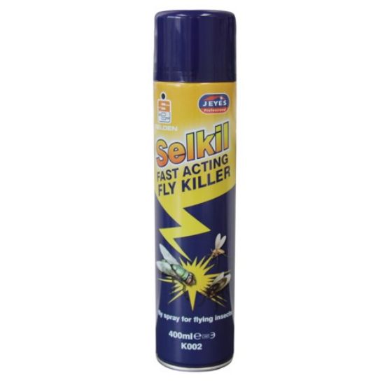 Picture of SELKIL FLY AND BUG SPRAY 400ML AEROSOL (SINGLE)