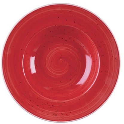 Picture of STONECAST PROFILE WIDE RIM BOWL 10.9" BERRY RED (12)