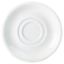 Picture of GENWARE PORCELAIN WHITE DOUBLE WELL SAUCER 15CM 6" (6)