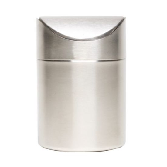 Picture of TABLE BIN STAINLESS STEEL 16.5x11.5cm