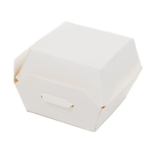 Picture of MINI BURGER BOX WHITE 7x7x5CM (100)