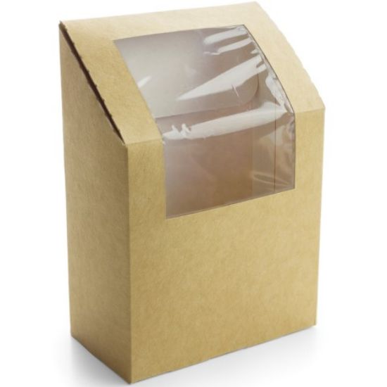 Picture of VEGWARE KRAFT TORTILLA BOX  (CASE OF 500)