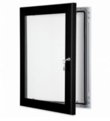 Picture of BLACK LOCKABLE INFORMATION POSTER/MENU DISPLAY A3