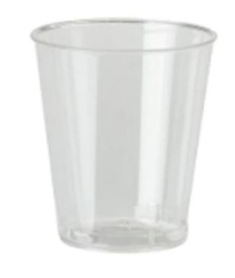 Picture of DISPOSABLE PLASTIC SHOT GLASS CE 3oz 50ml (PACK OF 50)