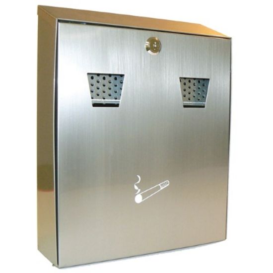 Picture of WALL MOUNTED CIGARETTE BIN ST/ST