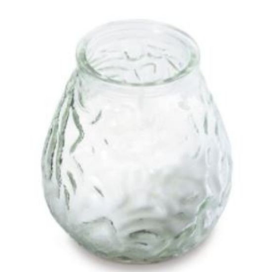 Picture of GLASS LOWBOY CLEAR CANDLE (12)