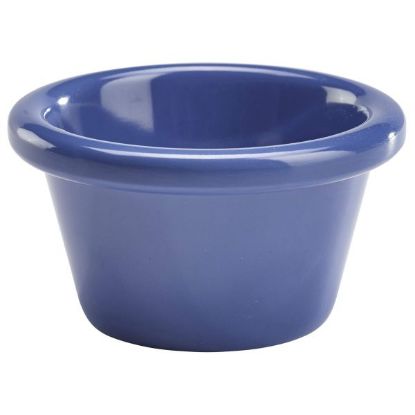 Picture of MELAMINE RAMEKIN SMOOTH 3oz BLUE