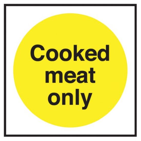 Picture of COOKED MEAT ONLY 100X100MM 