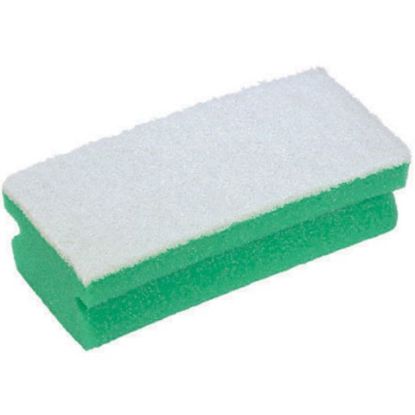 Picture of SOFT EASIGRIP SPONGE SCOURING PAD GREEN/WHITE (10)