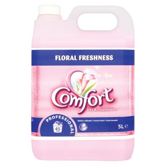 Picture of COMFORT PROFESSIONAL LILY & RICE FLOWER SOFTENER 5L (CASE OF 2)