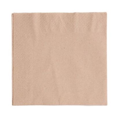 Picture of VEGWARE UNBLEACHED NAPKIN 2PLY 33cm (PACK OF 100)