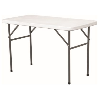 Picture of PLASTIC SOLID TOP TRESTLE TABLE 122 x 61 x 74cm