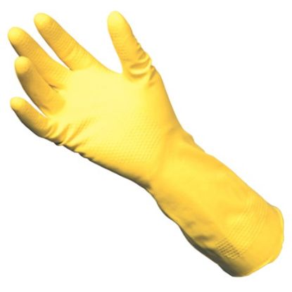 Picture of HOUSEHOLD GLOVES LARGE YELLOW (SINGLE PAIR)