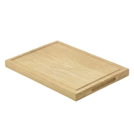 Picture of OAK WOOD SERVING BOARD 28x20x2cm