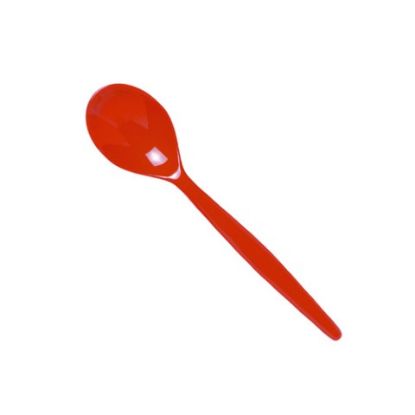 Picture of POLYCARB DESSERT SPOON RED (12)