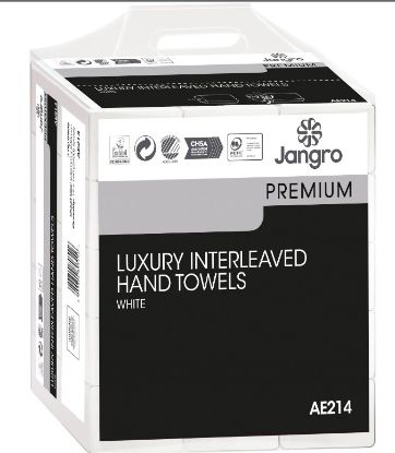 Picture of JANGRO LUXURY 2PLY INTERLEAVED HAND TOWELS (2400)