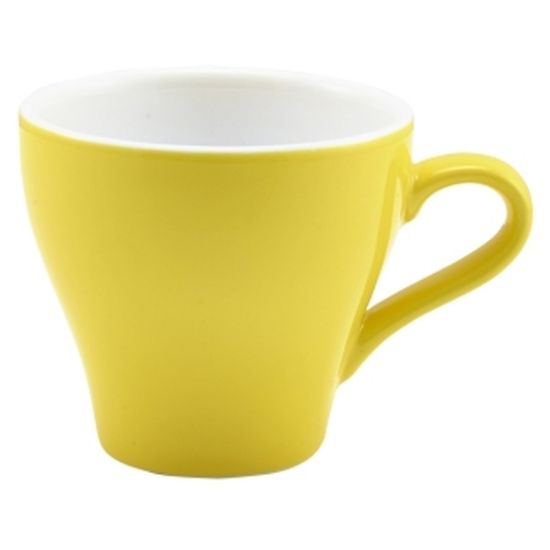 Picture of GENWARE PORCELAIN YELLOW TULIP CUP 35CL      12.25oz    (6)