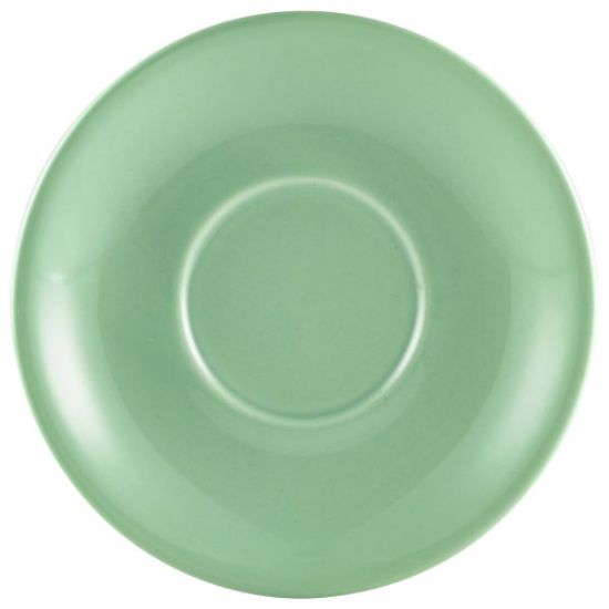 Picture of GENWARE PORCELAIN GREEN SAUCER 13.5CM (6)