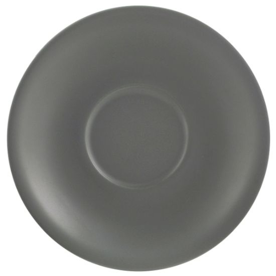 Picture of GENWARE PORCELAIN MATT GREY SAUCER 16CM (6)