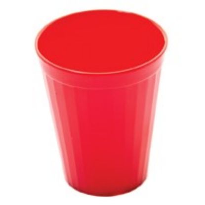 Picture of POLYCARB 7oz FLUTED TUMBLER RED (12)